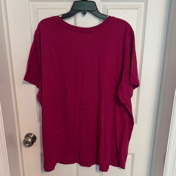 NWT Woman Within V-Neck Tee - Picture 4 of 4